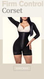 Fajas Colombianas Seamless Full Body Shaper – Firm Control Corset with Thigh Slimmer