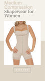Fajas Mesh Bodysuit – Breathable Medium Compression Shapewear for Women