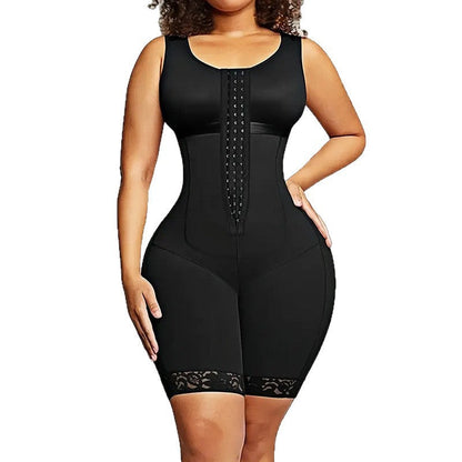 Women's Button-Front Tummy Control Shapewear Bodysuit