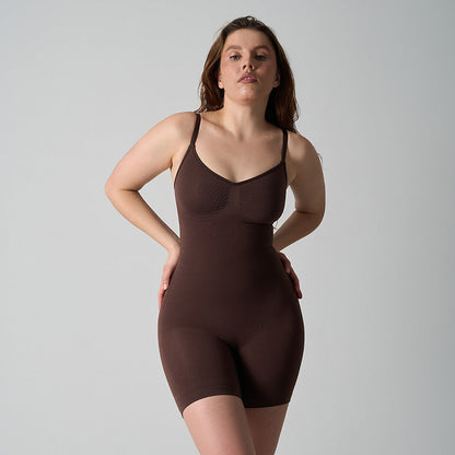 Women’s Sleeveless Nylon-Spandex Shaping Jumpsuit - SK0403