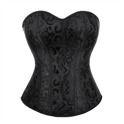 Seamless Polyester Shapewear Top - Black, XS-6XL