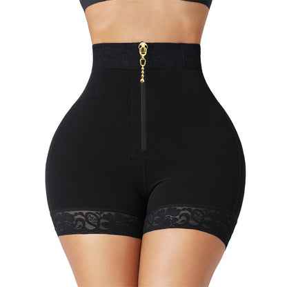 Nylon Shapewear Pants - Buttoned, Metal or Resin Zipper, S-3XL