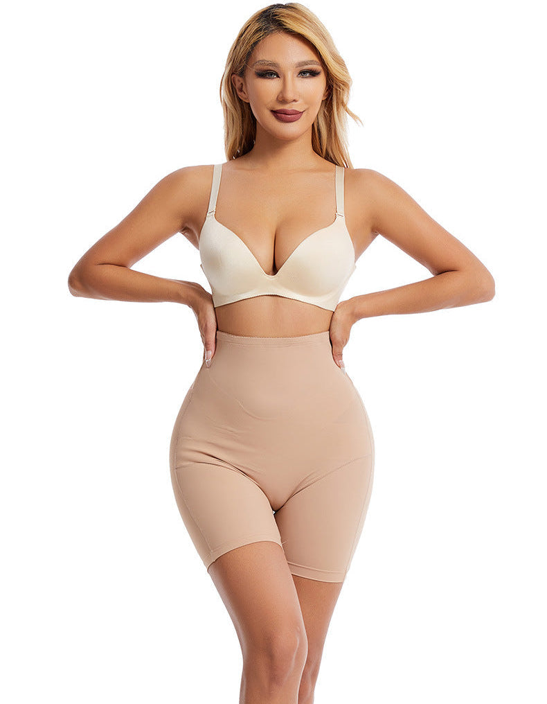 Thin Nylon Shapewear Pants - Abdomen Compression, S-XXL