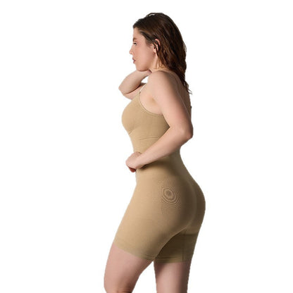 Women’s Sleeveless Nylon-Spandex Shaping Jumpsuit - SK0403