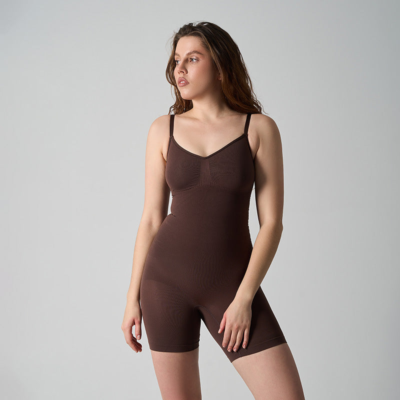 Women’s Sleeveless Nylon-Spandex Shaping Jumpsuit - SK0403