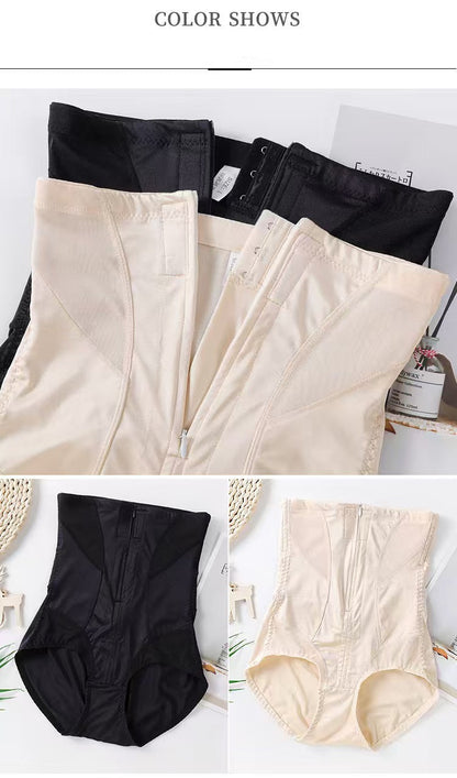 Thin Nylon Shapewear - Buttoned, Non-Seamless, M-XXL