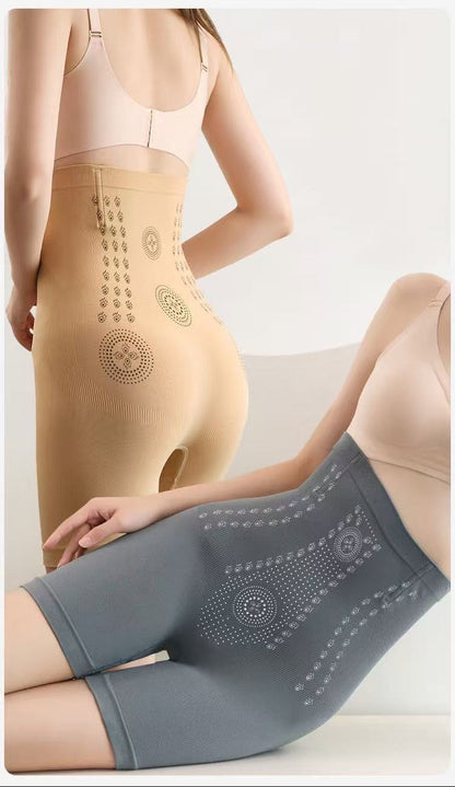 Thin Seamless Nylon Shapewear Panties - Black, Skin Color or Blue Gray, S-XXL