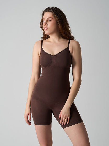 Women’s Sleeveless Nylon-Spandex Shaping Jumpsuit - SK0403
