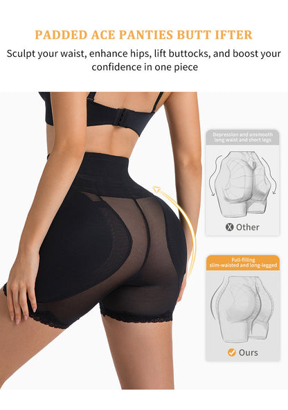 Women’s High-Waisted Hip-Lifting Shapewear Briefs