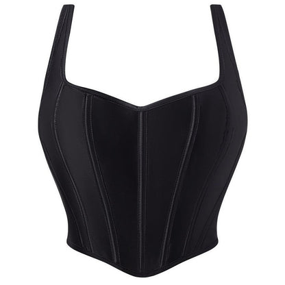 Seamless Polyester Shaping Top - Pink, White or Black, XS-XL