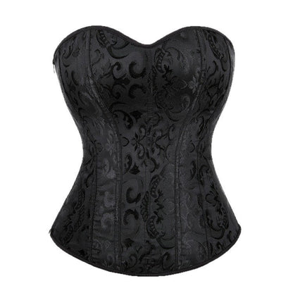Seamless Polyester Shapewear Top - Black, XS-6XL