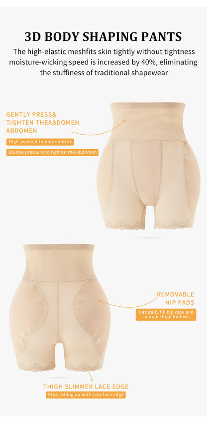 Women’s High-Waisted Hip-Lifting Shapewear Briefs