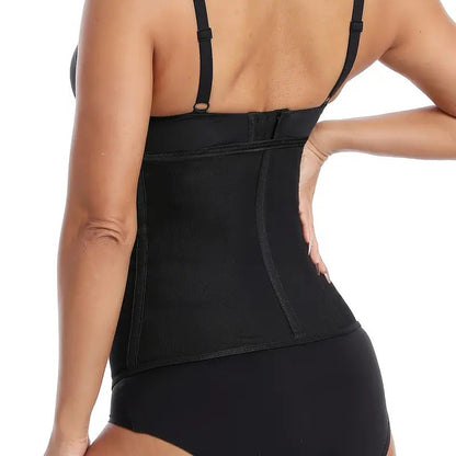 Seamless Polyester Shapewear Top - Black, XS-6XL