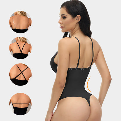 Women’s Extended-Size Tummy-Control Shapewear Bodysuit