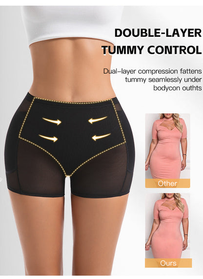 Polyester Shapewear Panties - Hip-Lift Style, S-XXXL