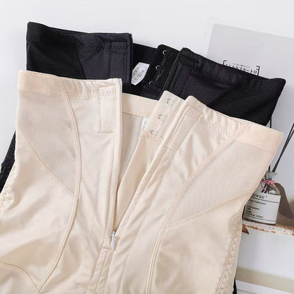 Thin Nylon Shapewear - Buttoned, Non-Seamless, M-XXL