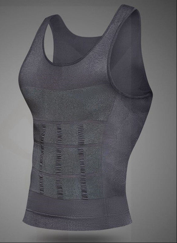 Men’s Seamless Tummy-Control Shapewear Tank