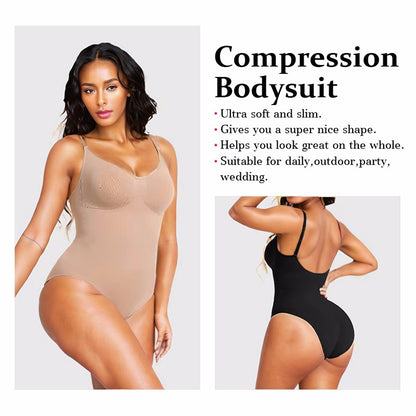 Seamless Tummy Control Shapewear Bodysuit
