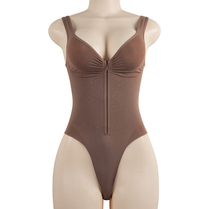 Women’s Thin Seamless Nylon Shaping Bodysuit - MT000602