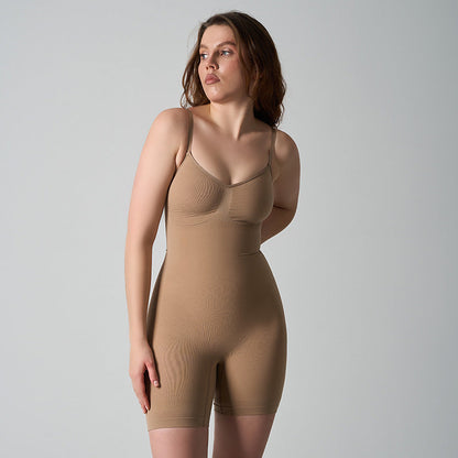 Women’s Sleeveless Nylon-Spandex Shaping Jumpsuit - SK0403