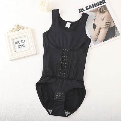 Nylon Seamless Shapewear Bodysuit - Buttoned, M-XXL