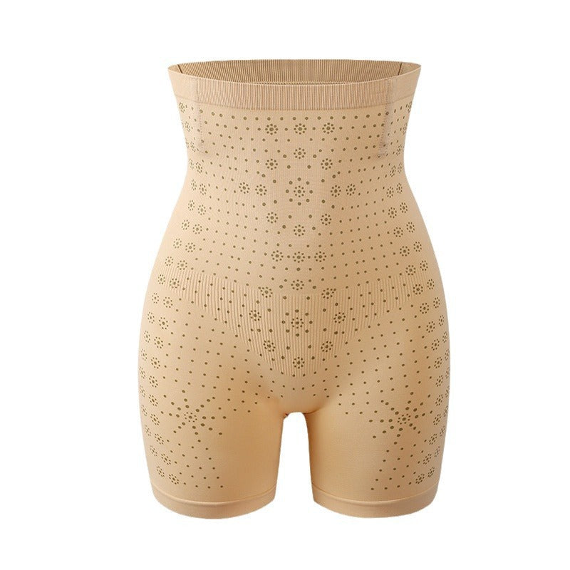 Seamless Nylon Shapewear Shorts - High-Waist Style, M-XL