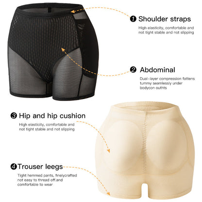Polyester Shapewear Panties - Hip-Lift Style, S-XXXL