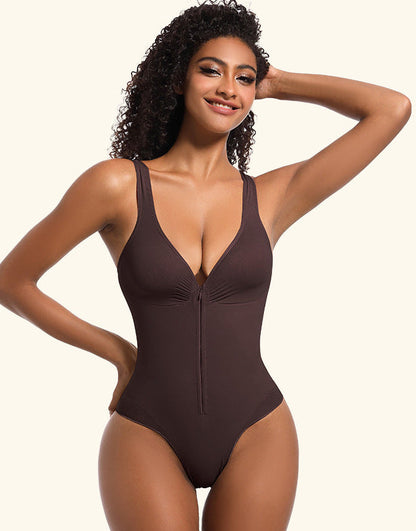 Women’s Thin Seamless Nylon Shaping Bodysuit - MT000602