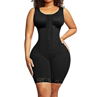 Women's Button-Front Tummy Control Shapewear Bodysuit