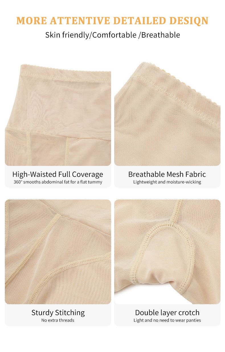 Women’s High-Waisted Hip-Lifting Shapewear Briefs