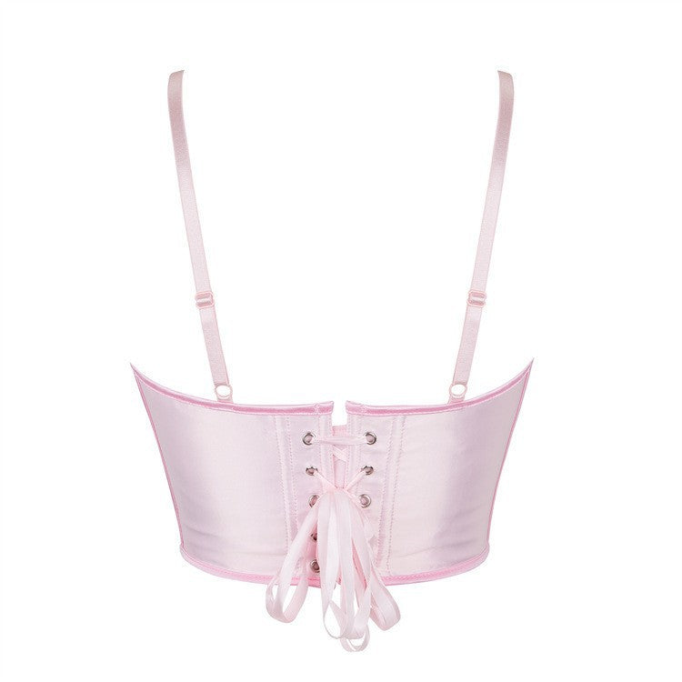 Seamless Polyester Shaping Top - Pink, White or Black, XS-XL