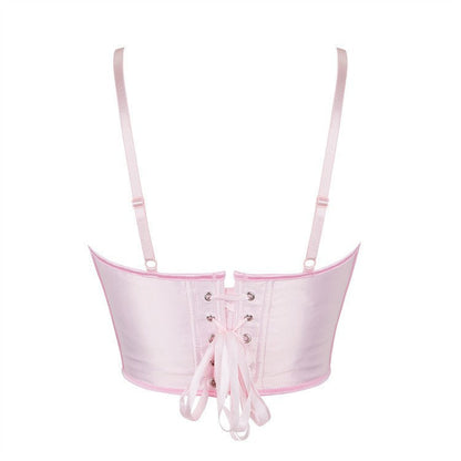 Seamless Polyester Shaping Top - Pink, White or Black, XS-XL