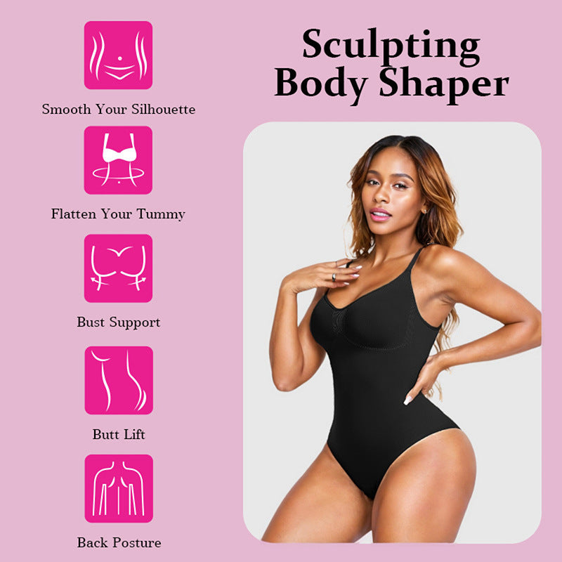 Seamless Tummy Control Shapewear Bodysuit