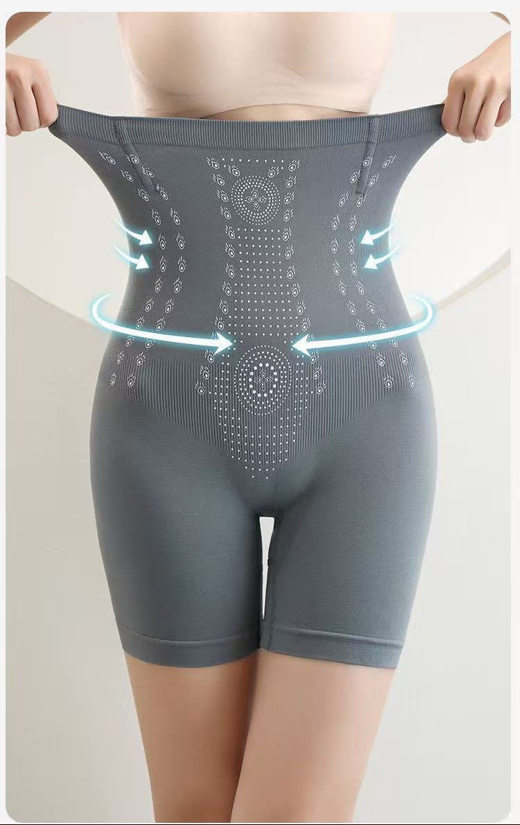 Thin Seamless Nylon Shapewear Panties - Black, Skin Color or Blue Gray, S-XXL