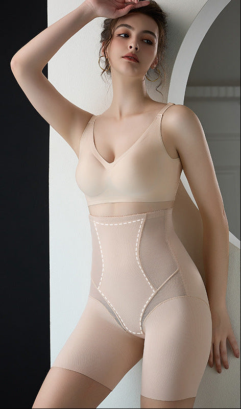 Thin Nylon Shapewear Pants - Hip Lift, L-3XXL