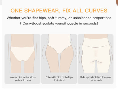 Polyester Shapewear Panties - Hip-Lift Style, S-XXXL