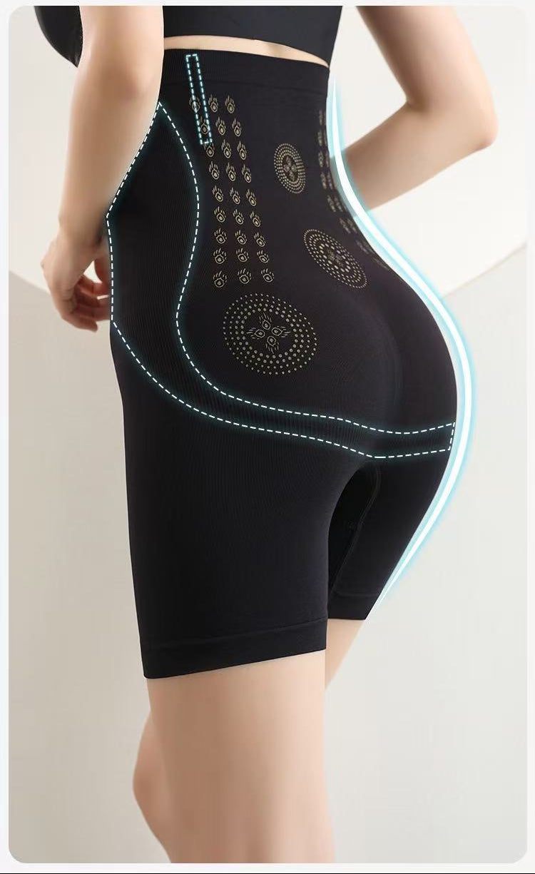 Thin Seamless Nylon Shapewear Panties - Black, Skin Color or Blue Gray, S-XXL