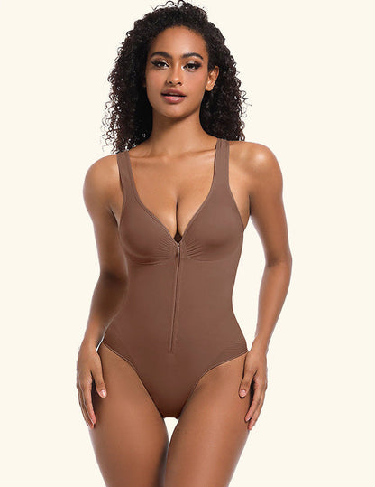 Women’s Thin Seamless Nylon Shaping Bodysuit - MT000602