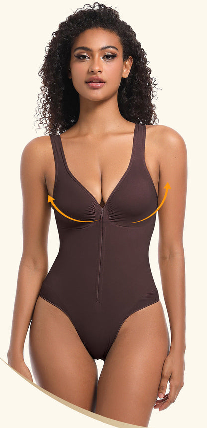 Women’s Thin Seamless Nylon Shaping Bodysuit - MT000602