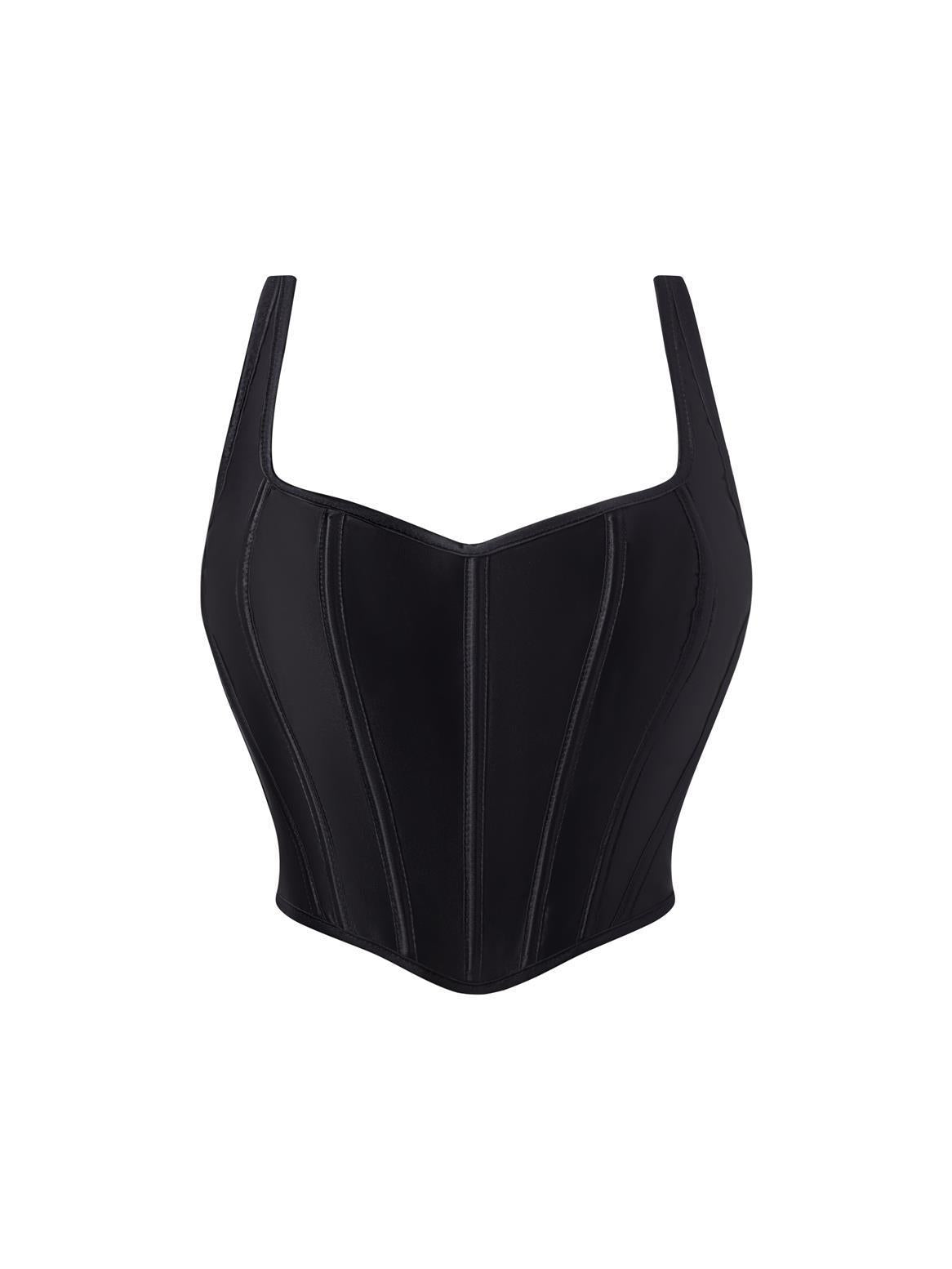 Seamless Polyester Shaping Top - Pink, White or Black, XS-XL