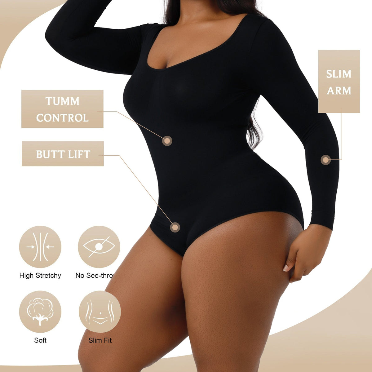 Women’s Seamless Shaping Bodysuit