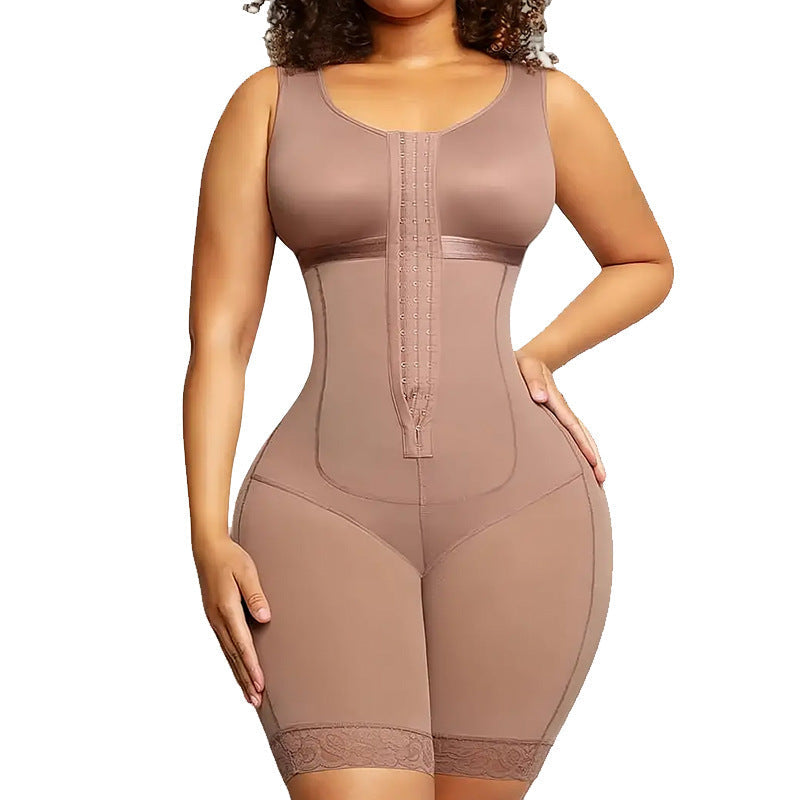 Women's Button-Front Tummy Control Shapewear Bodysuit