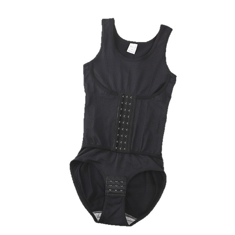 Nylon Seamless Shapewear Bodysuit - Buttoned, M-XXL