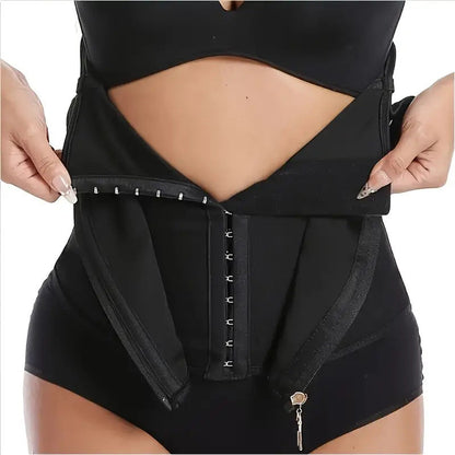 Seamless Polyester Shapewear Top - Black, XS-6XL