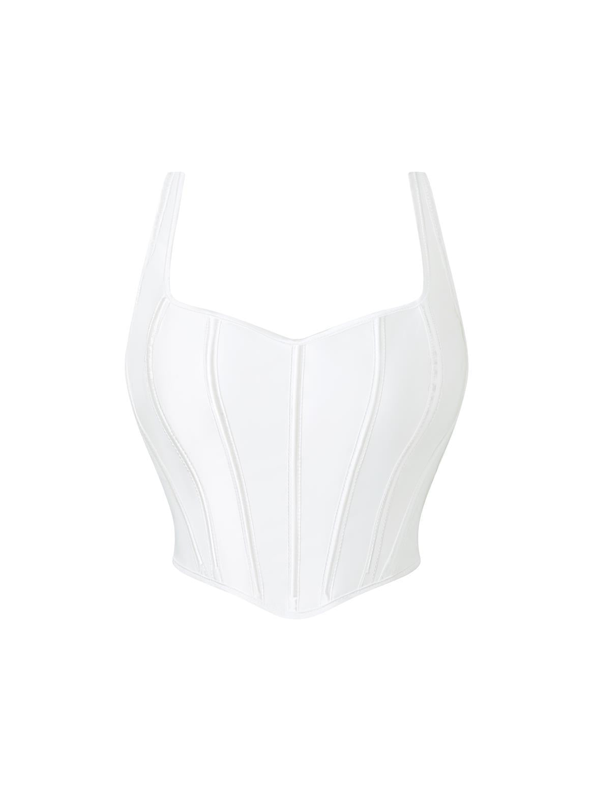Seamless Polyester Shaping Top - Pink, White or Black, XS-XL