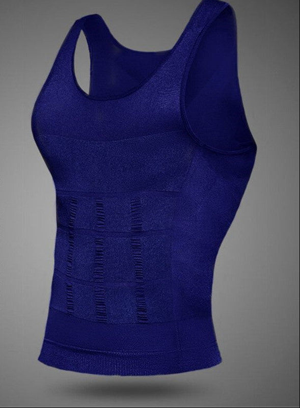 Men’s Seamless Tummy-Control Shapewear Tank