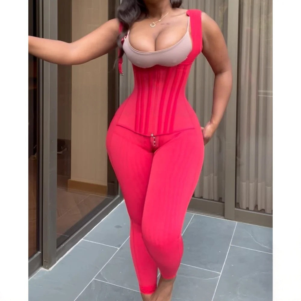 Fajas Colombianas Full Body Shapewear – Firm Compression Postpartum Bodysuit