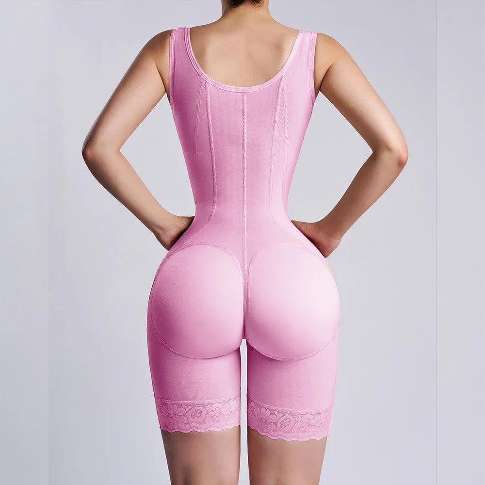 Fajas Colombianas High-Compression Shapewear – Hourglass Girdle with Butt Lifter