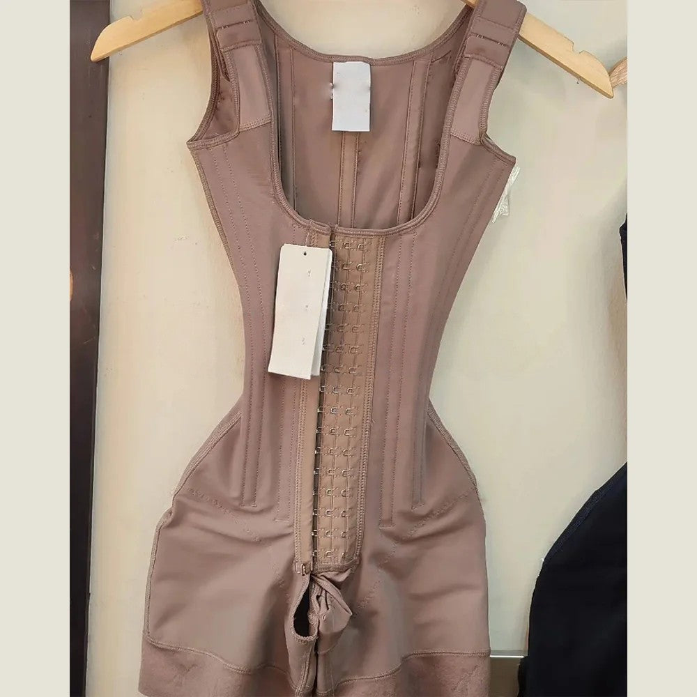 Colombian High Compression Post-Surgery Faja – Full Body Shaper with Butt Lifter & Slimming Shorts