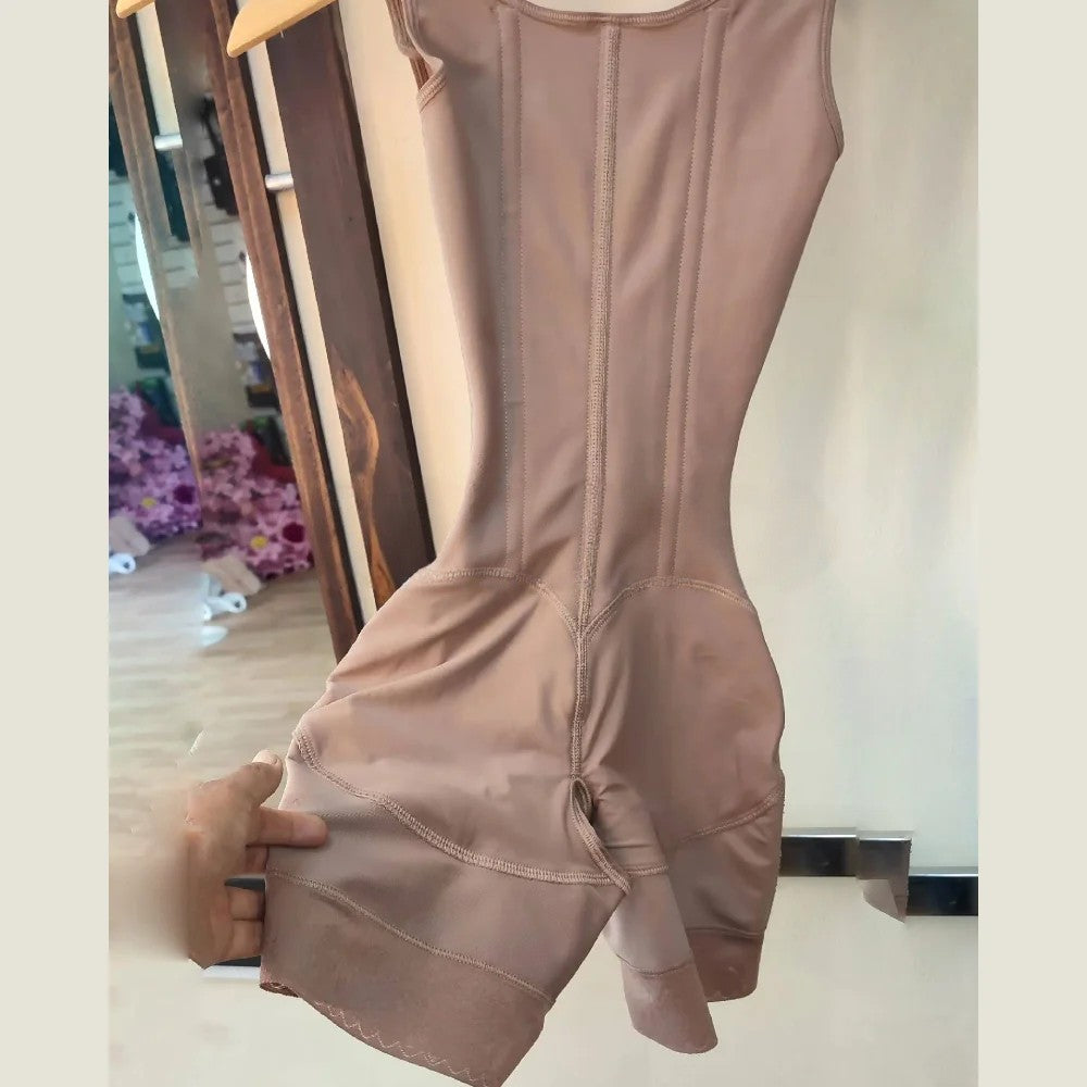 Colombian High Compression Post-Surgery Faja – Full Body Shaper with Butt Lifter & Slimming Shorts